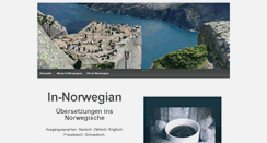 Desktop Screenshot of in-norwegian.com